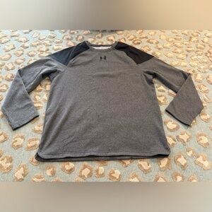 Under Armour Men's Charcoal and Black Cold Gear Sweatshirt